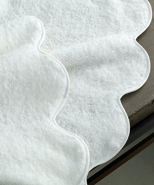 towels from matouk, cairo scallop